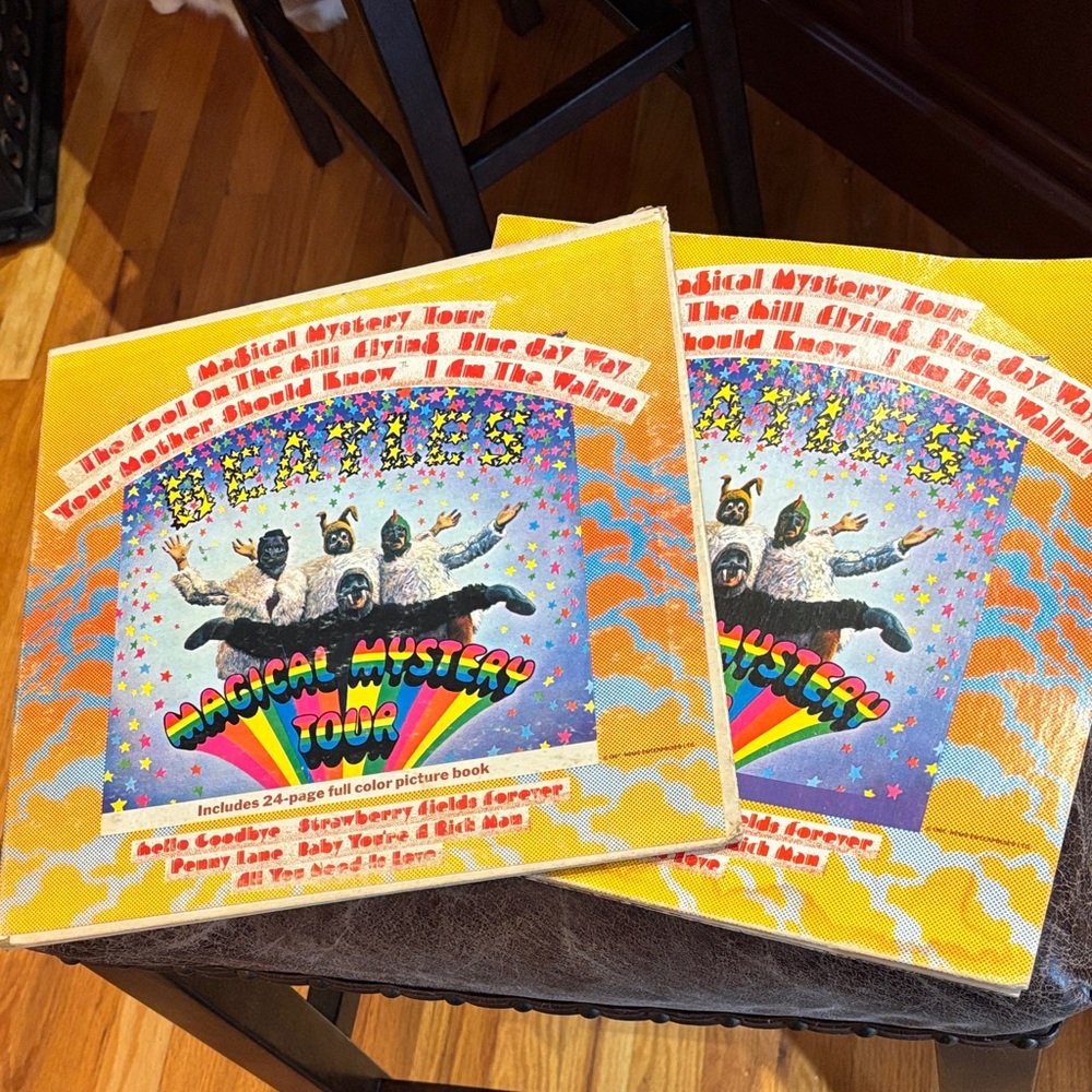 The Beatles Magical Mystery Tour original vintage vinyl record (set of 2)